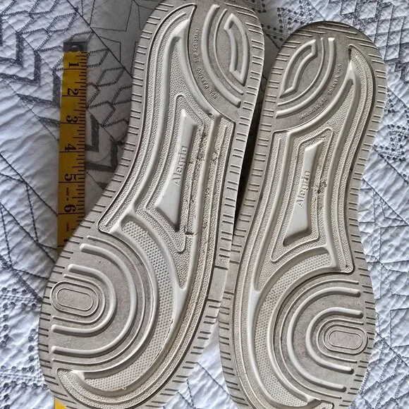 Alegria Averie Cream Sneaker Platform Tan Zippers 41 US 10.5-11 EUC - Picture 6 of 7